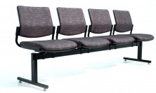 Appin Sqaure Back Beam Seating. 2, 3, 4 Seats. Any Fabric Colour. Base Options